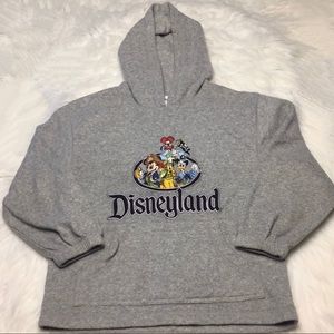 Disneyland grey polyester hoodie size medium 7/8
